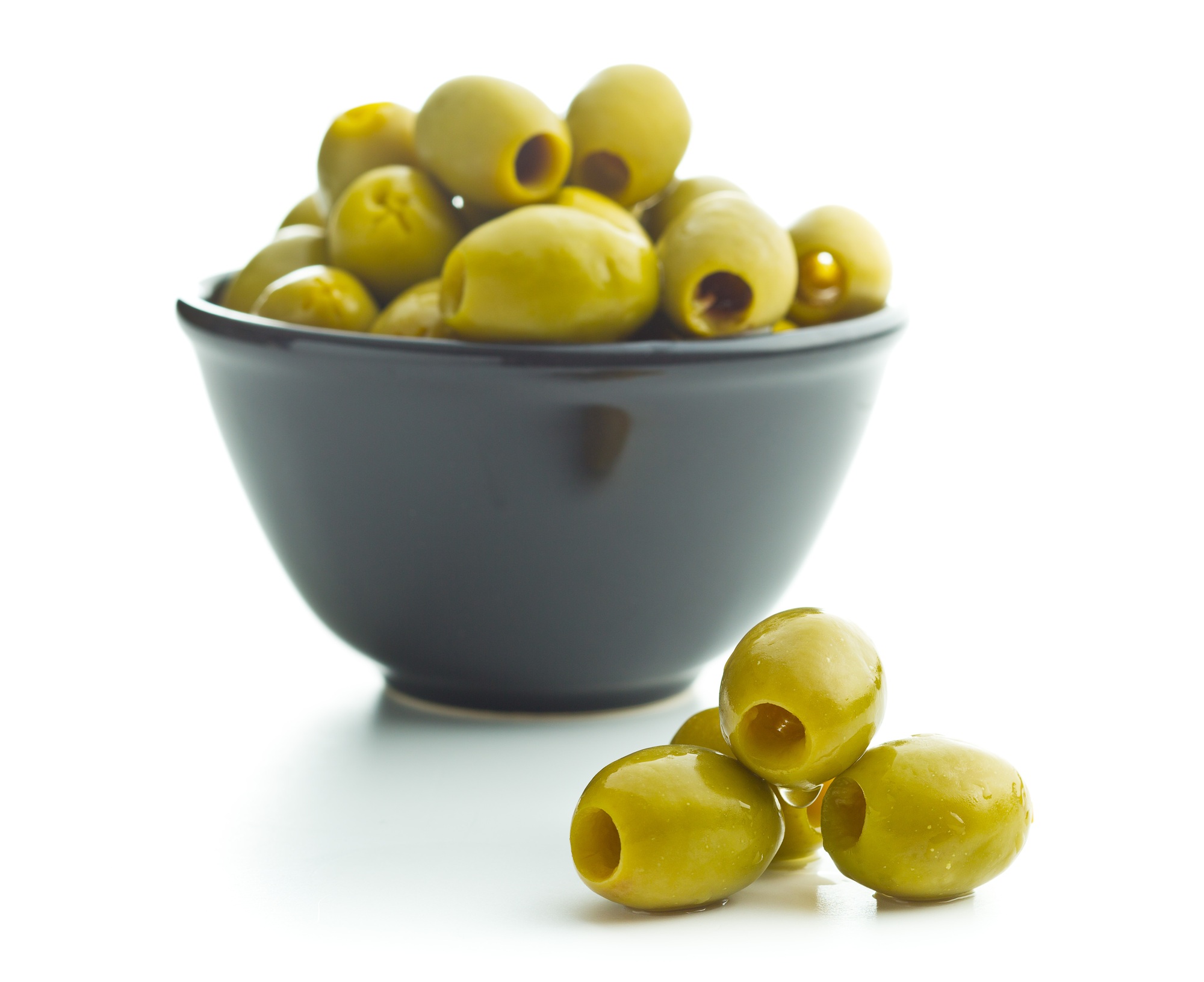 The green olives.
