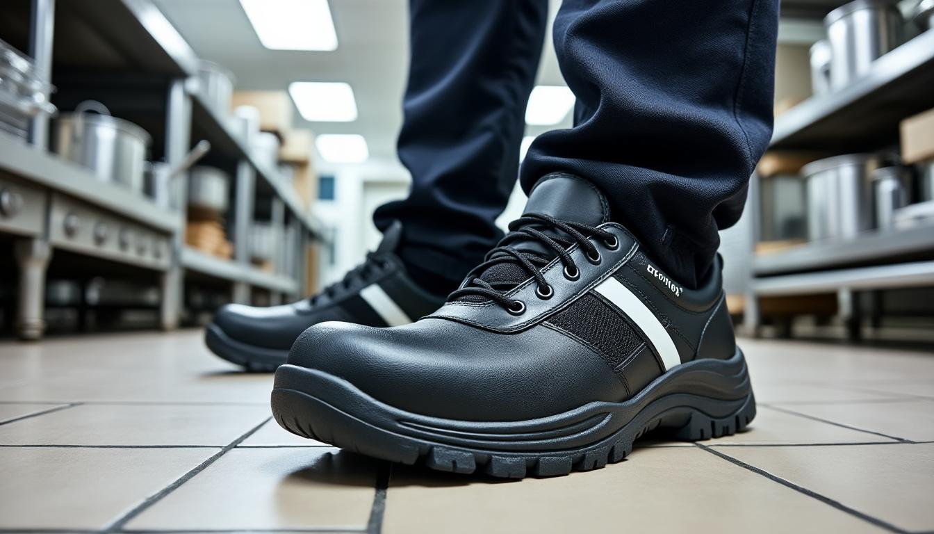 découvrez notre sélection de chaussures de sécurité de cuisine à rennes, alliant confort, style et protection pour un travail en toute sécurité. idéales pour les professionnels de la restauration, elles garantissent une sécurité optimale sans compromettre votre look. parfaites pour allier praticité et élégance dans votre environnement professionnel.
