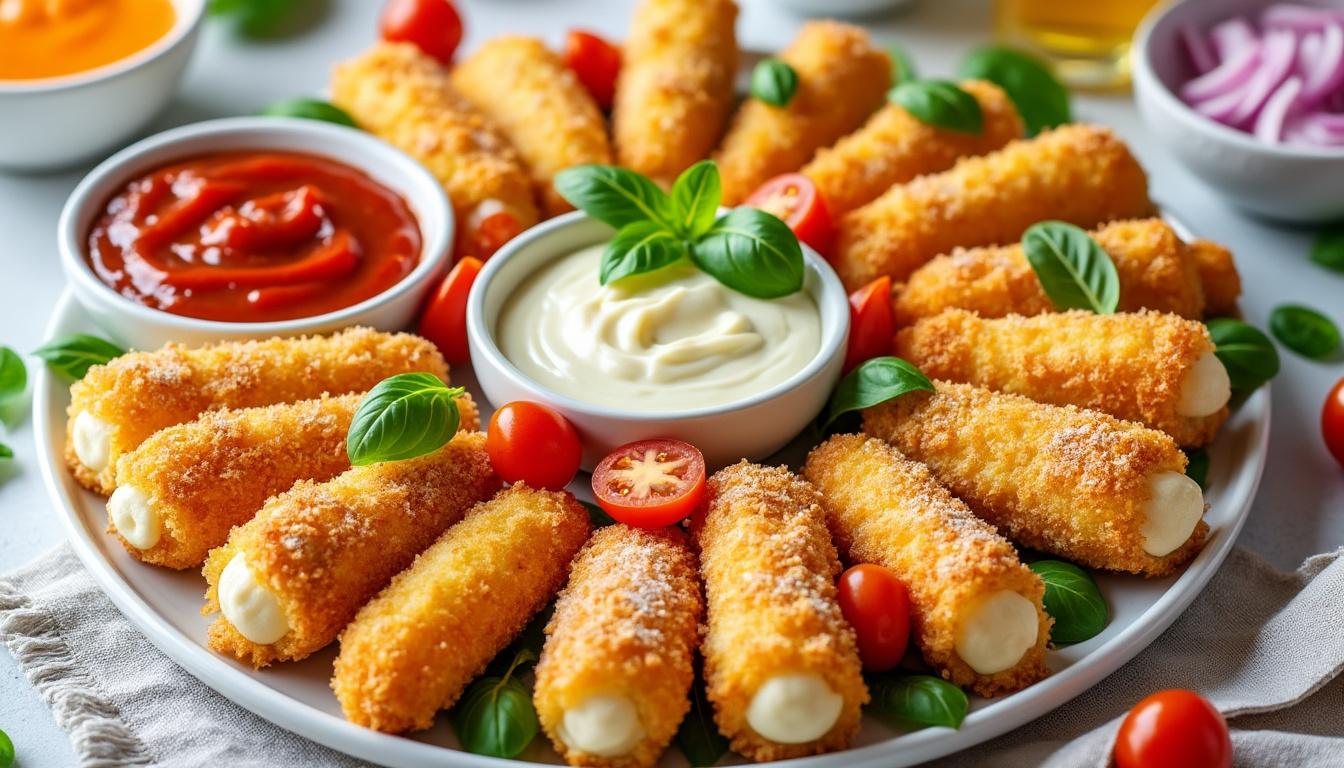 découvrez comment sublimer vos mozzarella sticks à l’air fryer en ajoutant une variété de garnitures savoureuses. suivez nos conseils pratiques pour personnaliser facilement cette délicieuse collation, que ce soit avec des épices, des herbes ou des marinades. faites de chaque bouchée un régal unique !