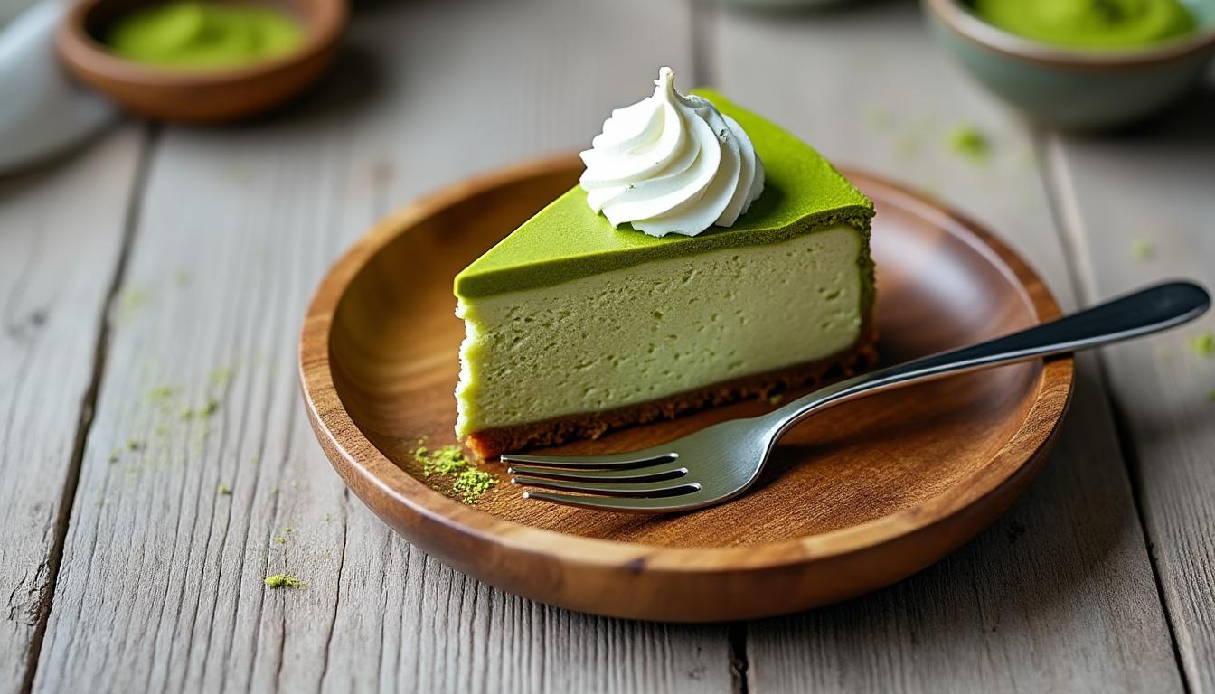 découvrez comment utiliser le matcha pour rehausser votre cheesecake et impressionner vos invités. suivez nos conseils et astuces pour créer un dessert délicieux et visuellement attrayant qui ravira vos convives à chaque bouchée.