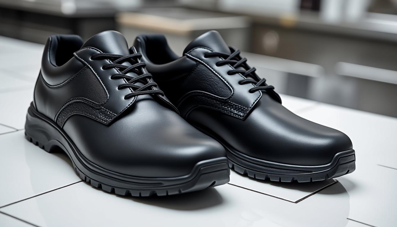 découvrez les avantages des chaussures de sécurité pour hommes spécifiquement conçues pour les cuisines professionnelles. assurez votre sécurité tout en offrant confort et performance dans un environnement de travail exigeant.