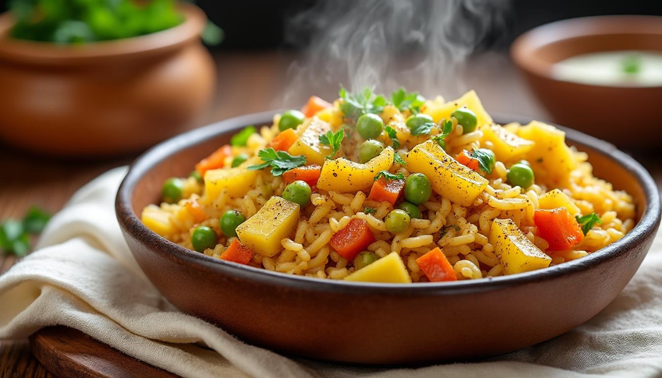découvrez la recette du riz au four signée cyril lignac : un plat familial savoureux, facile à réaliser, qui apportera une explosion de saveurs et de convivialité dans votre assiette.