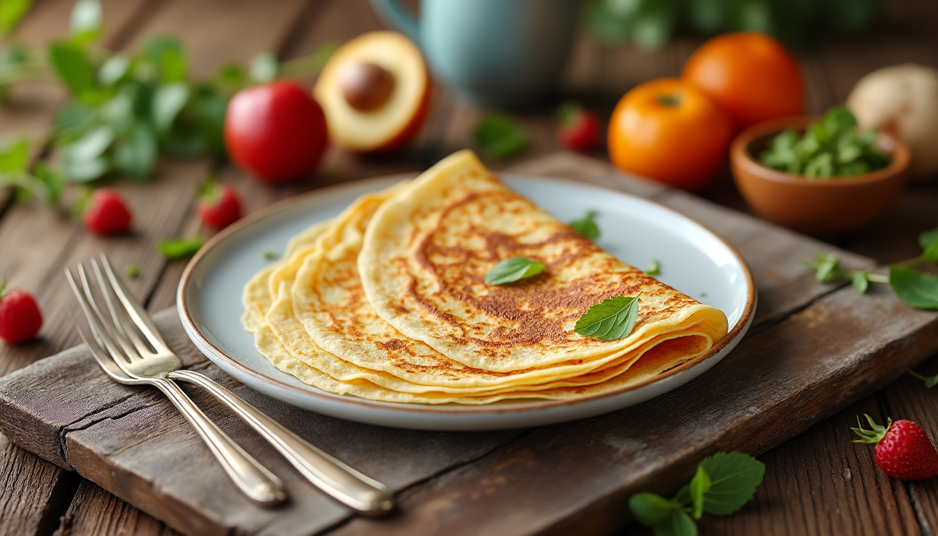 découvrez notre recette de crêpes faibles en calories, idéale pour un brunch gourmand et léger. régalez-vous sans culpabiliser grâce à des ingrédients sains et savoureux !