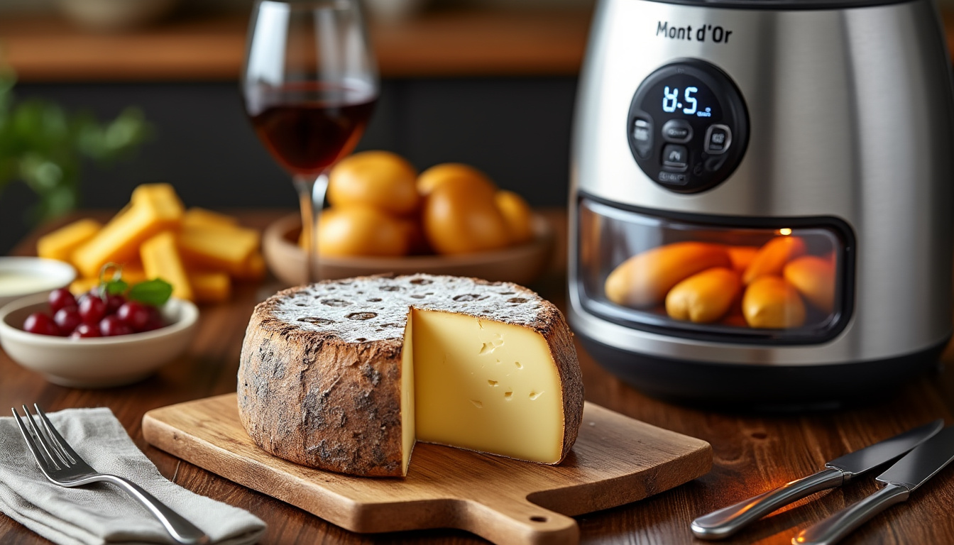 découvrez comment préparer un mont d'or onctueux au air fryer : une recette rapide et facile pour régaler vos invités avec un fromage fondant et savoureux, prêt en quelques minutes !
