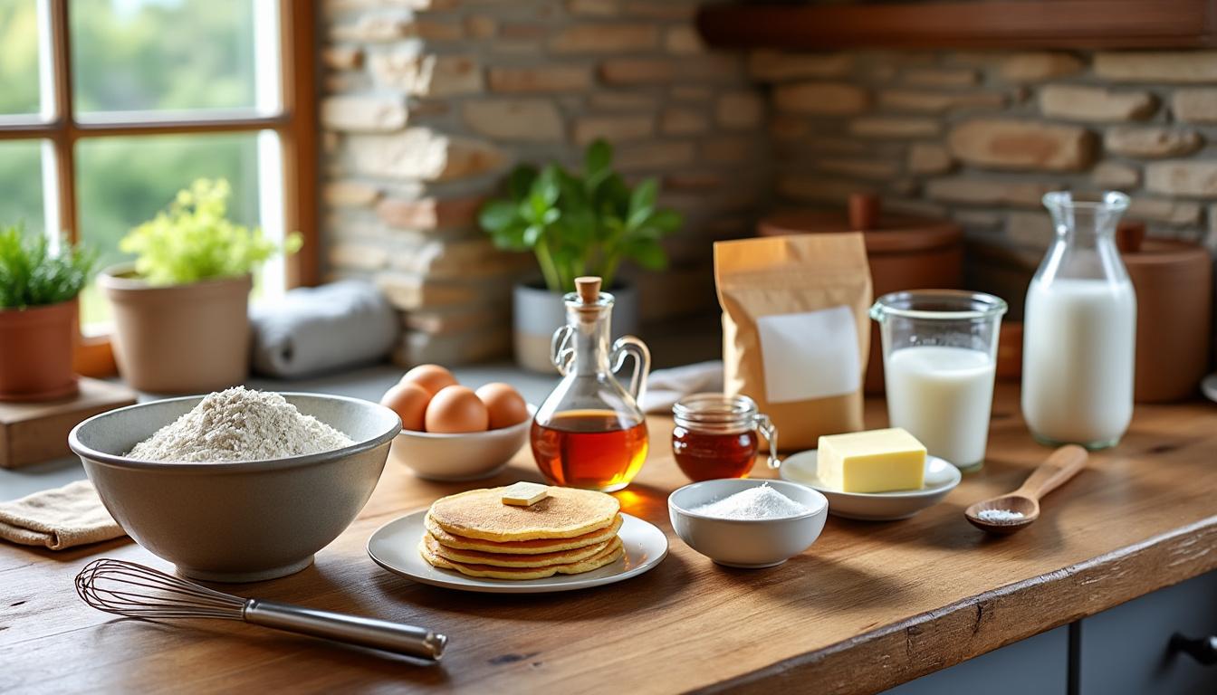 découvrez la délicieuse recette de pancakes de grand-mère, moelleux et gourmands, pour régaler vos invités au petit-déjeuner comme au goûter. facile et rapide à préparer !