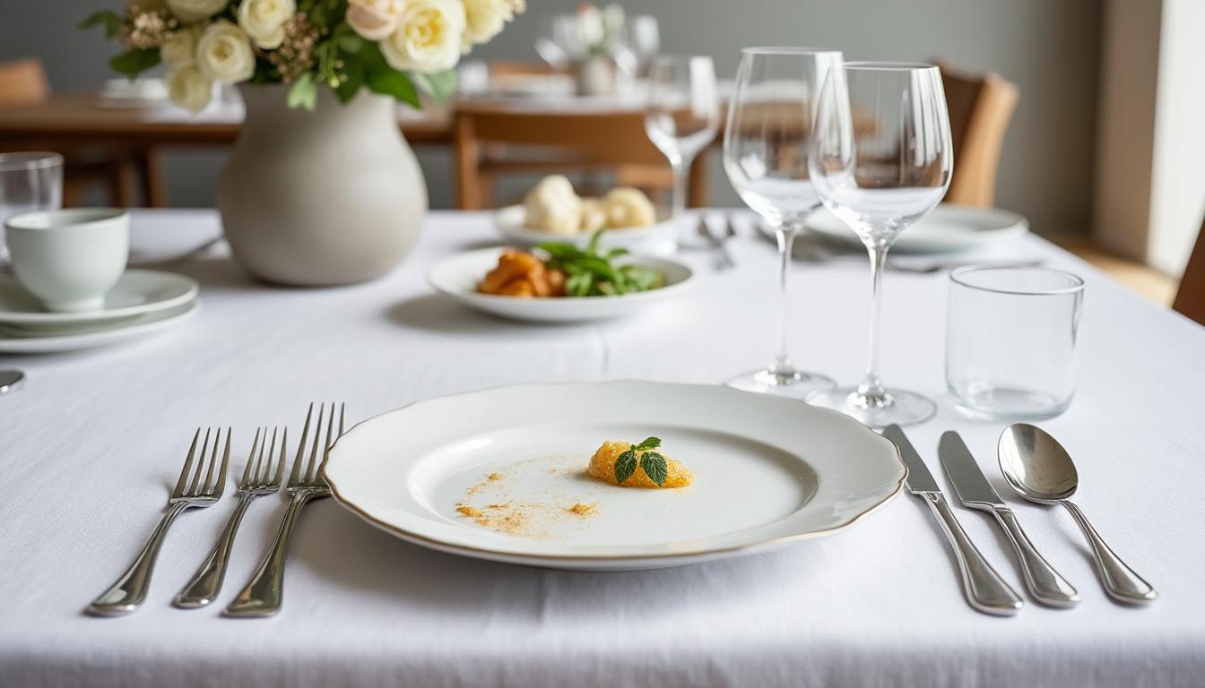 découvrez comment bien placer vos couverts en fin de repas pour respecter l’étiquette et impressionner vos convives lors d’un repas parfait. astuces pratiques et conseils pour maîtriser l’art de la table !