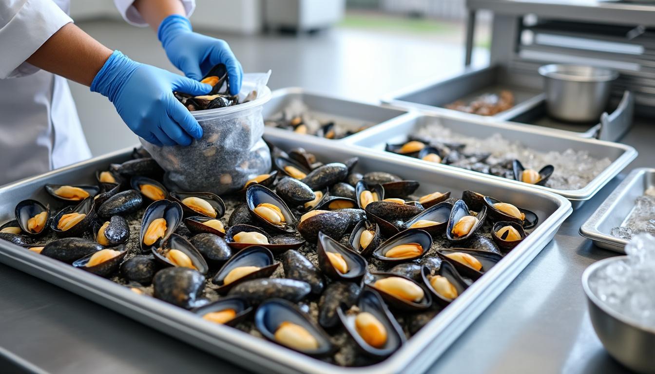 découvrez un guide pratique pour apprendre à congeler efficacement des moules cuites avec coquille, en préservant leur fraîcheur et leur saveur.