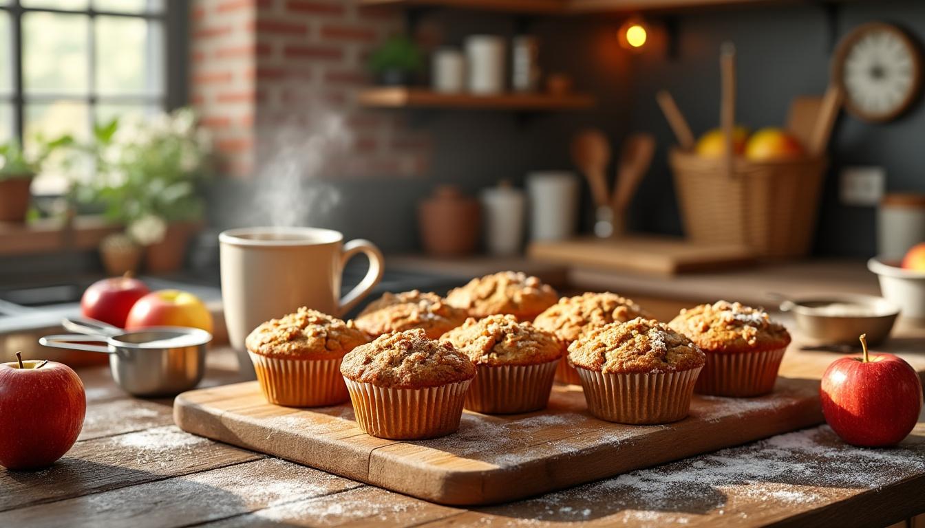 découvrez la recette facile et gourmande des muffins aux pommes de cyril lignac, idéale pour régaler toute la famille à tout moment de la journée.