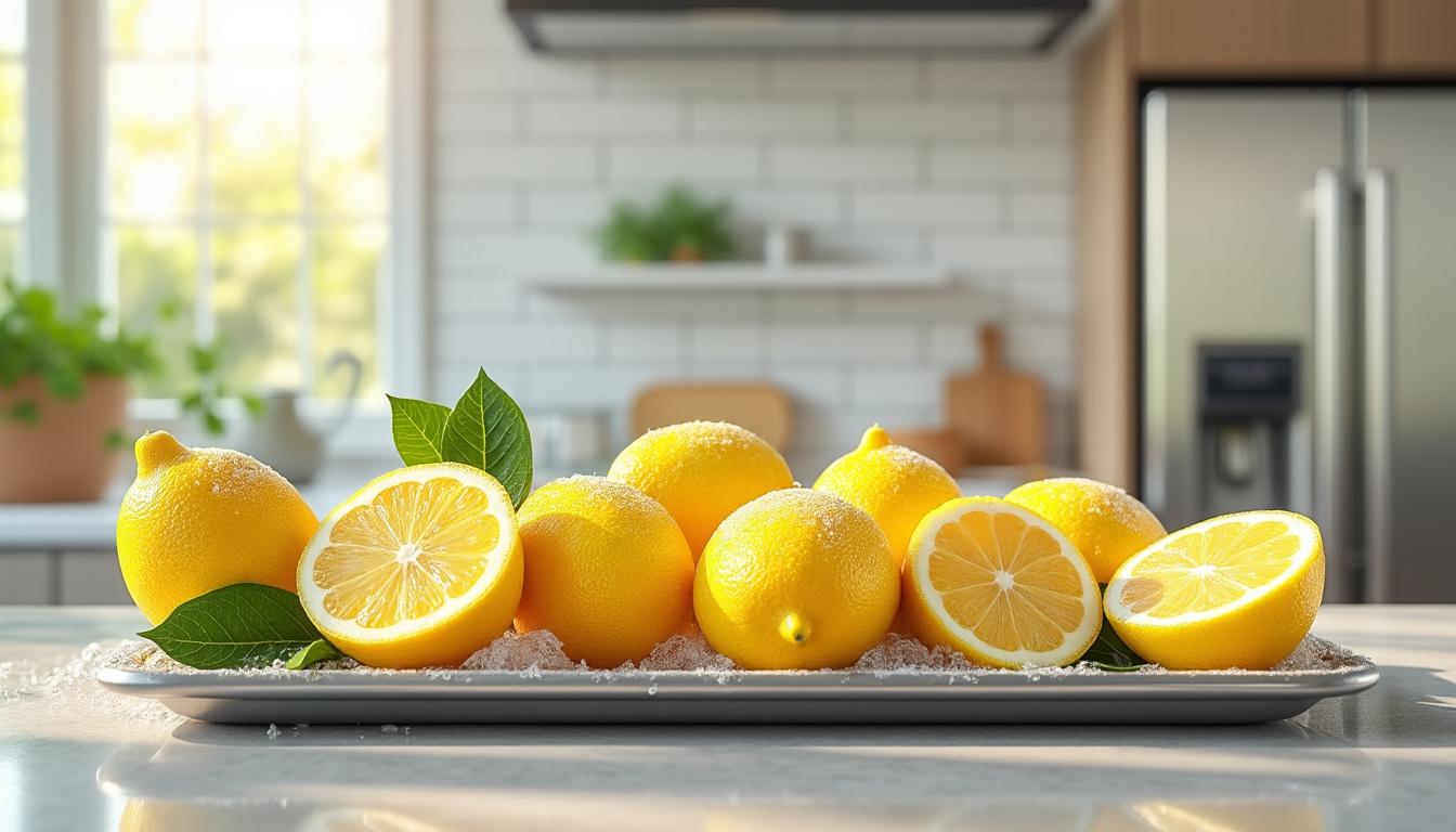 découvrez les étapes essentielles pour congeler vos citrons tout en préservant leur saveur et fraîcheur, afin de les utiliser facilement dans toutes vos recettes.