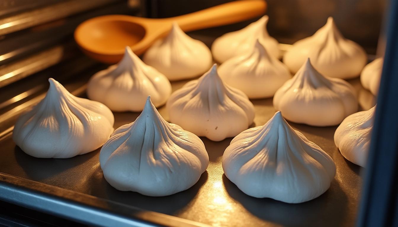 découvrez nos recettes délicieuses de meringue cuites à 150 degrés pour des desserts légers et croustillants. astuces et conseils pour réussir vos meringues à chaque fois.
