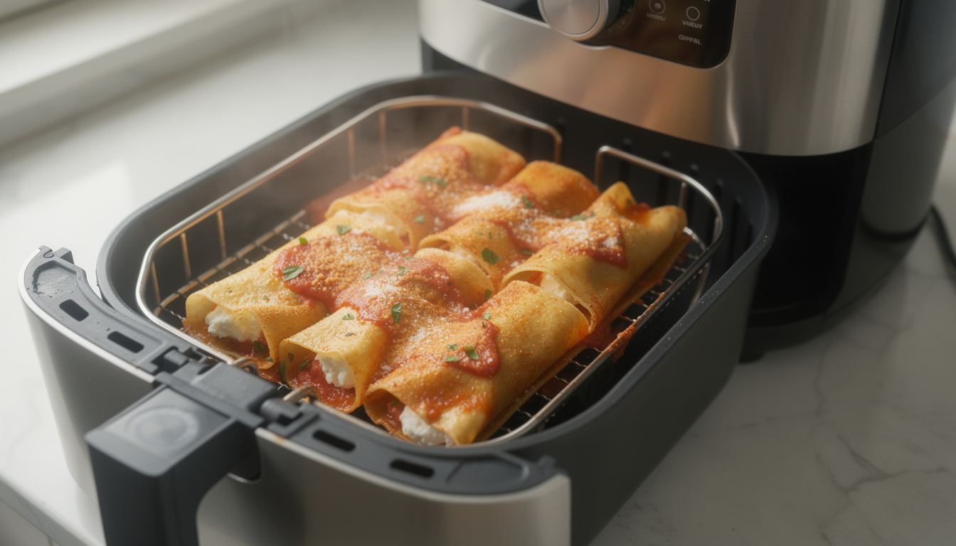 découvrez comment préparer des cannelloni irrésistibles à l'air fryer pour un repas familial savoureux, rapide et facile à réaliser.