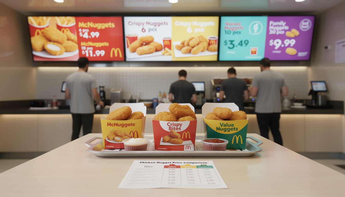 découvrez le coût des 20 nuggets au mcdo et bénéficiez d'une analyse complète des meilleures offres de restauration rapide pour bien manger à petit prix.