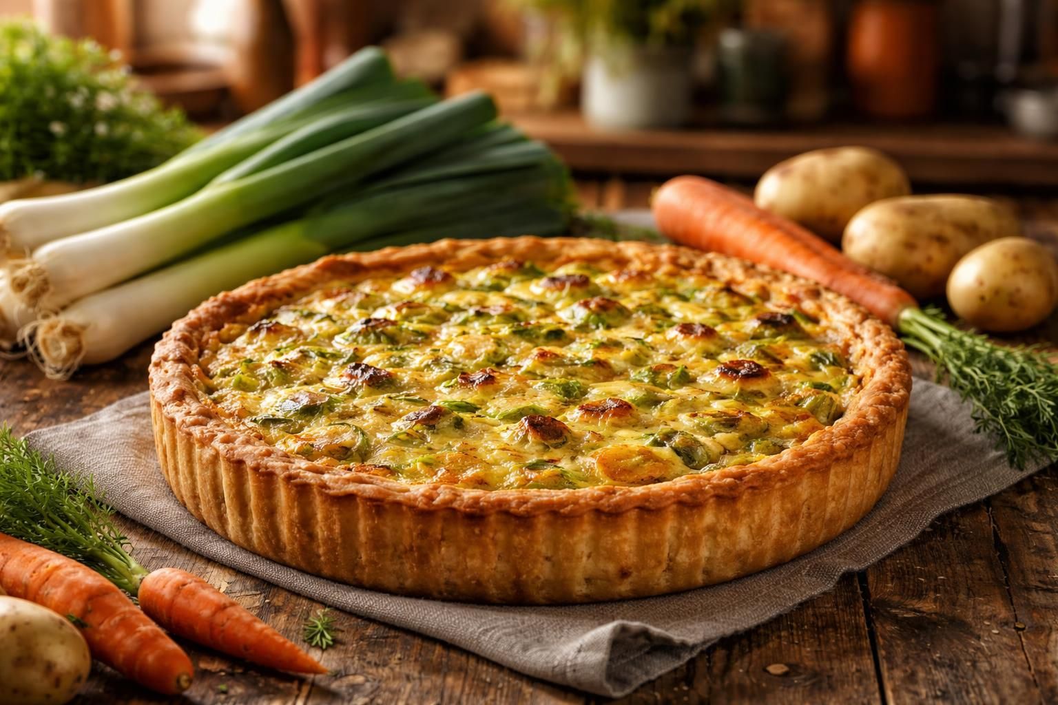 découvrez comment la tarte aux poireaux à l'ancienne s'invite dans nos plats de saison, alliant tradition et saveurs authentiques pour réchauffer vos repas.