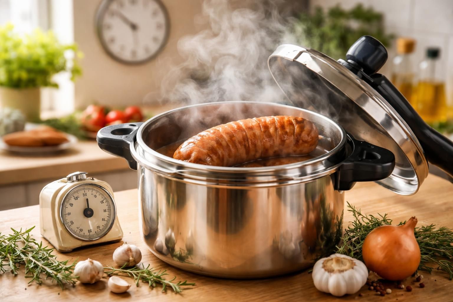 découvrez pourquoi respecter le temps de cuisson de la saucisse de couenne à la cocotte minute est essentiel pour obtenir une saveur optimale et une texture parfaite.