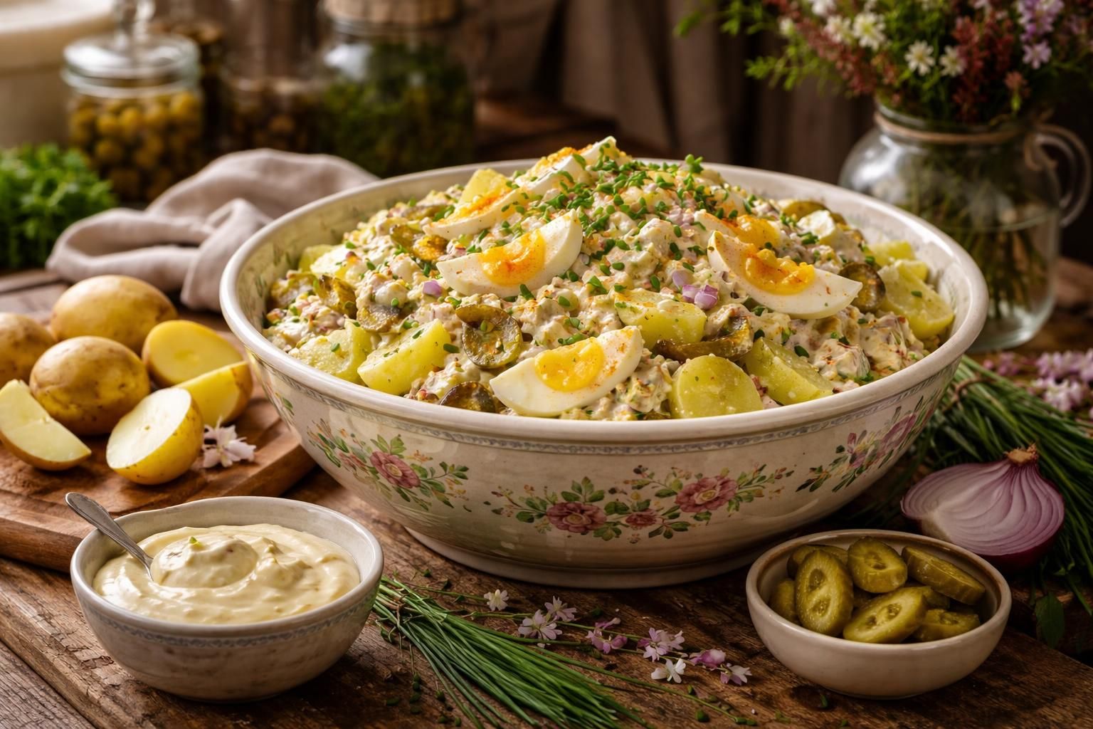 découvrez la recette authentique de la salade de pomme de terre de grand-mère, un véritable héritage culinaire à transmettre de génération en génération pour des moments gourmands en famille.