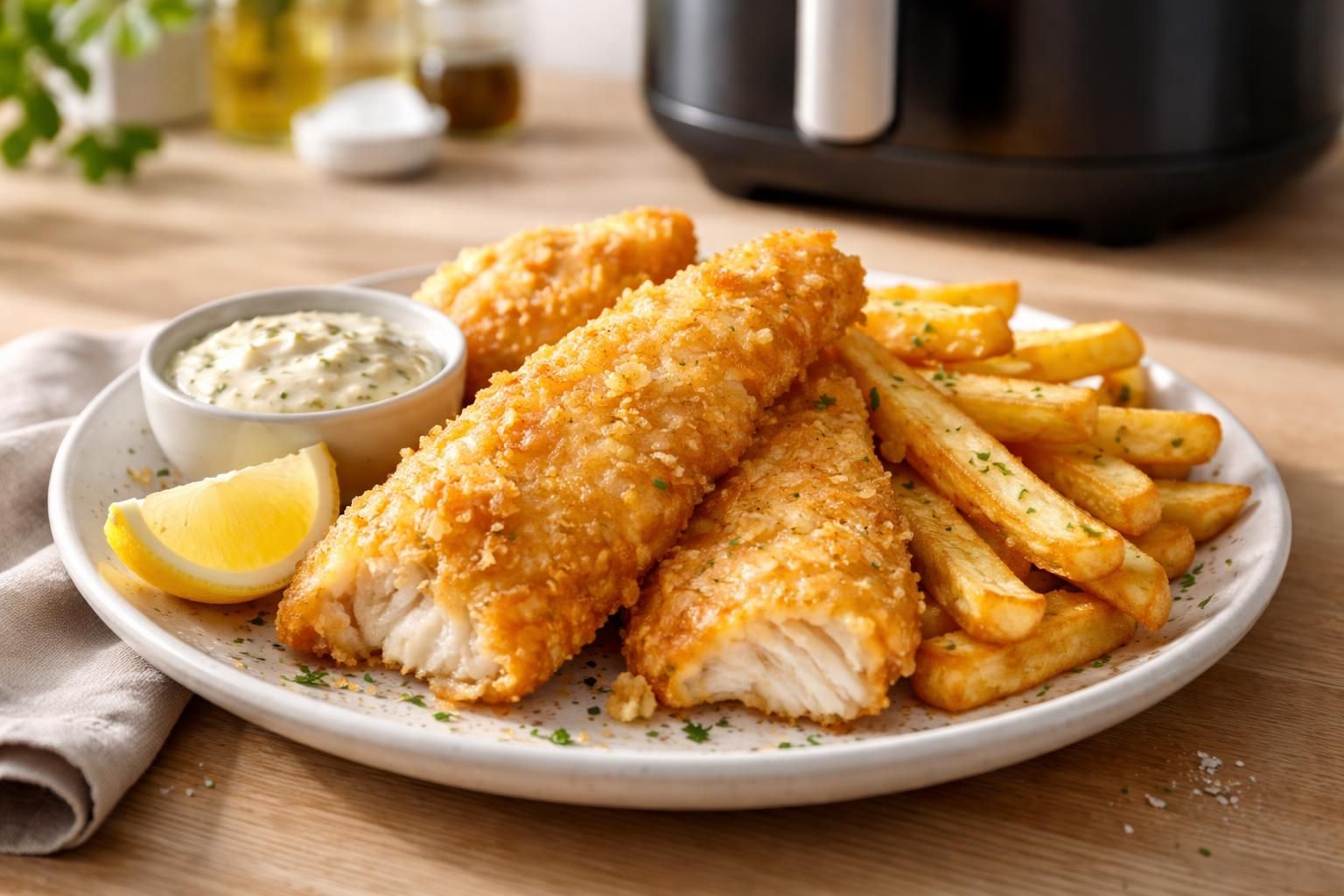 découvrez comment préparer des fish and chips croustillants et savoureux avec un air fryer pour une expérience gourmande et saine chez vous.