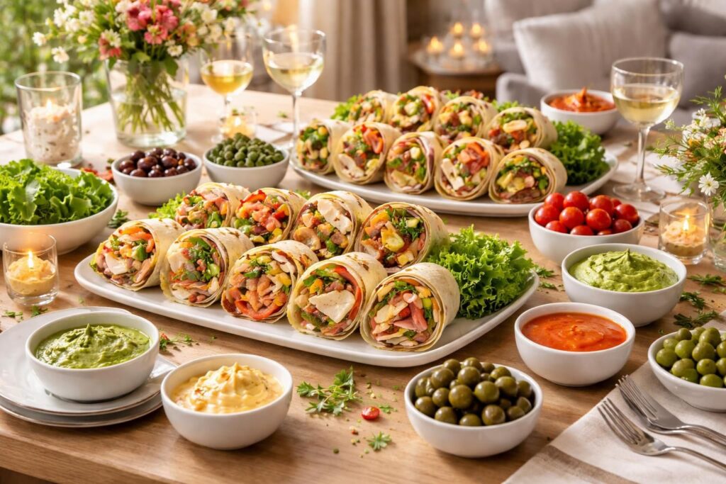 découvrez comment intégrer des wraps savoureux et rapides dans votre buffet festif pour un apéro convivial et réussi.